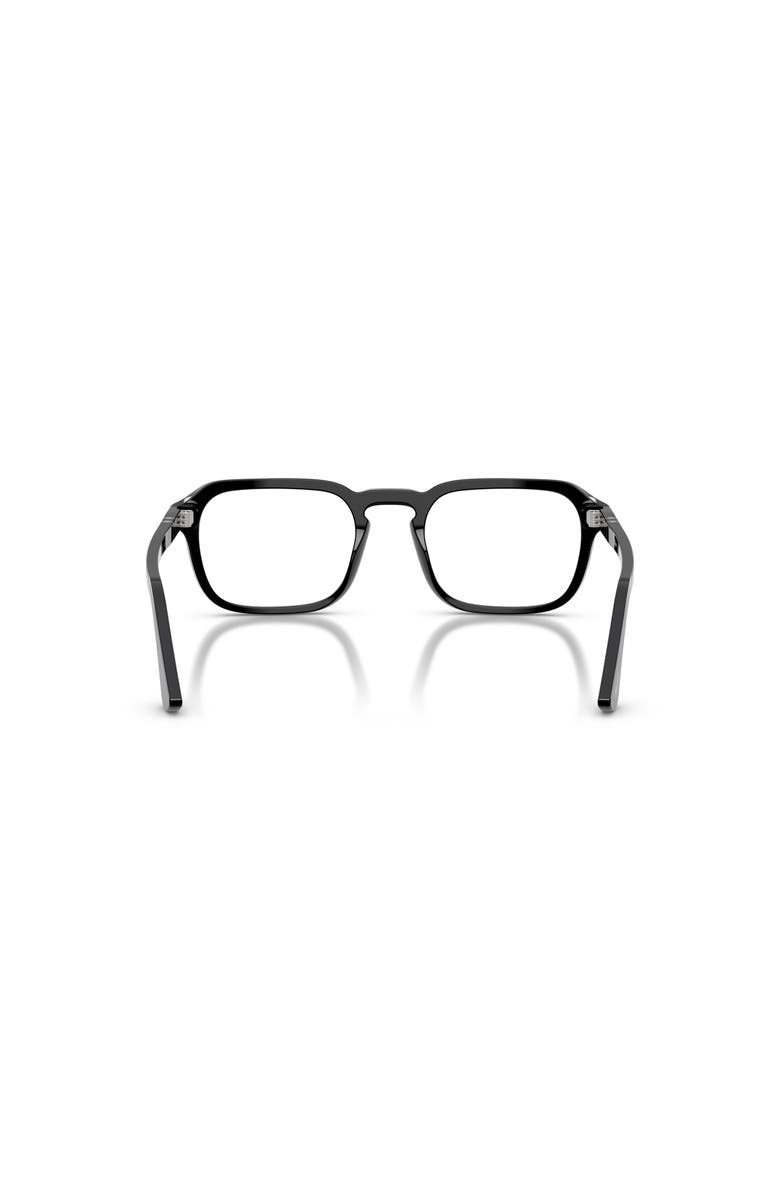 Persol 52mm Square optical glasses, Alternate, color, Black