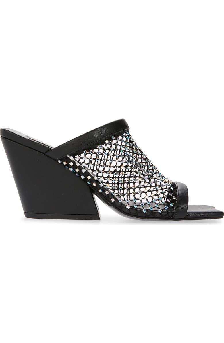 Stella McCartney Crystal Mesh Slide Sandal, Alternate, color,