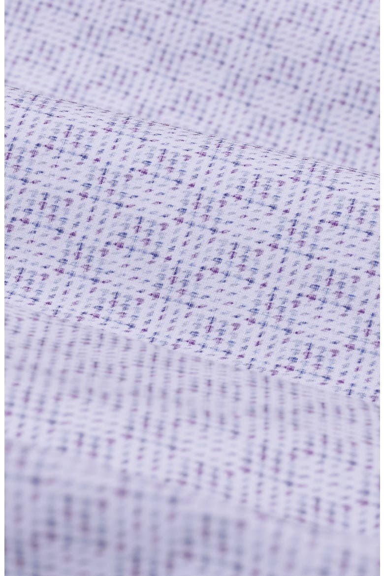 Devon OoohCotton® Geo Print Button-Up Shirt, Alternate, color, ORCHID