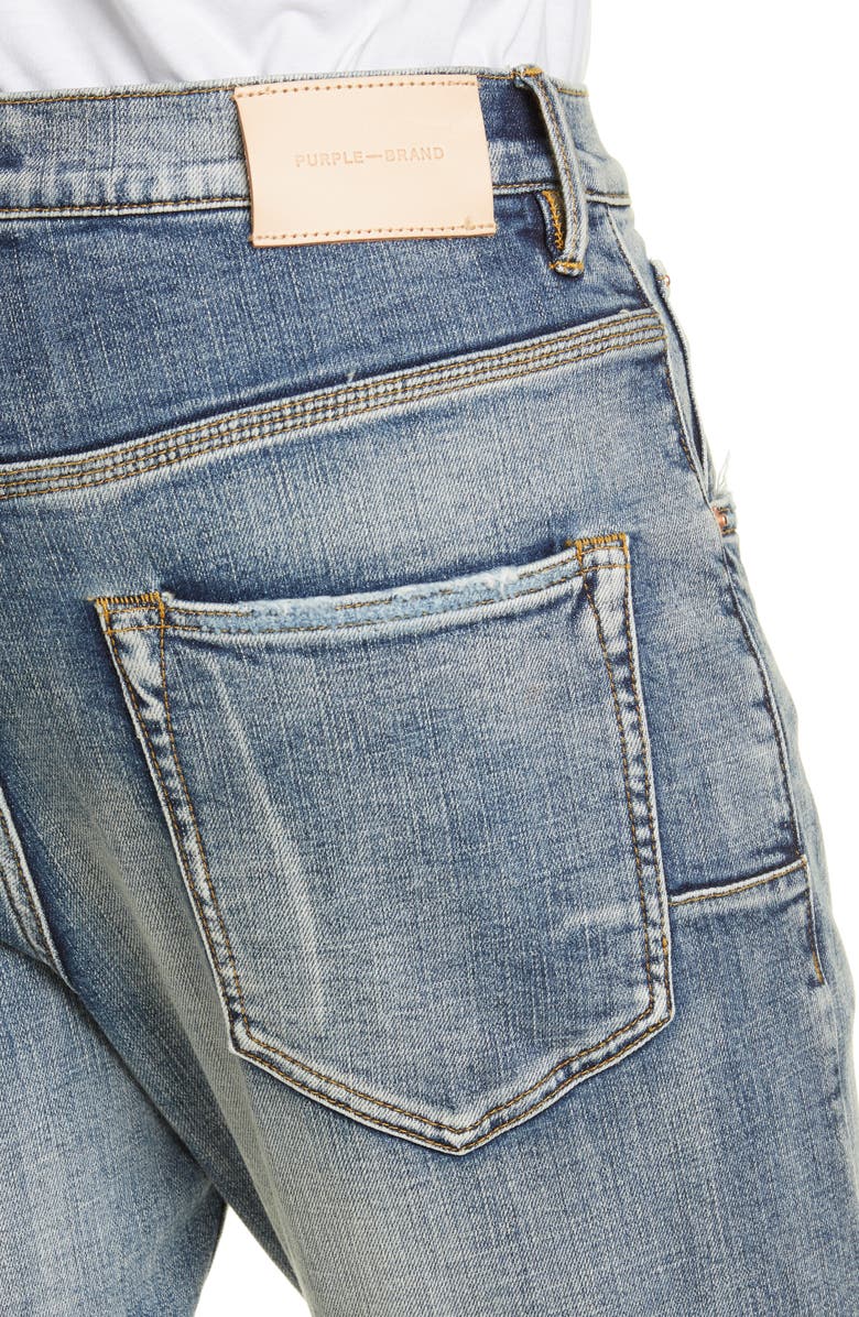 PURPLE BRAND PURPLE Dropped Slim Fit Jeans, Alternate, color,