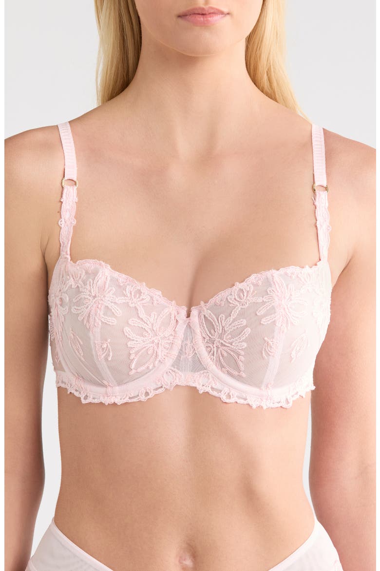 Champs-Élysées Underwire Demi Bra, Alternate, color, PINK CLOUD