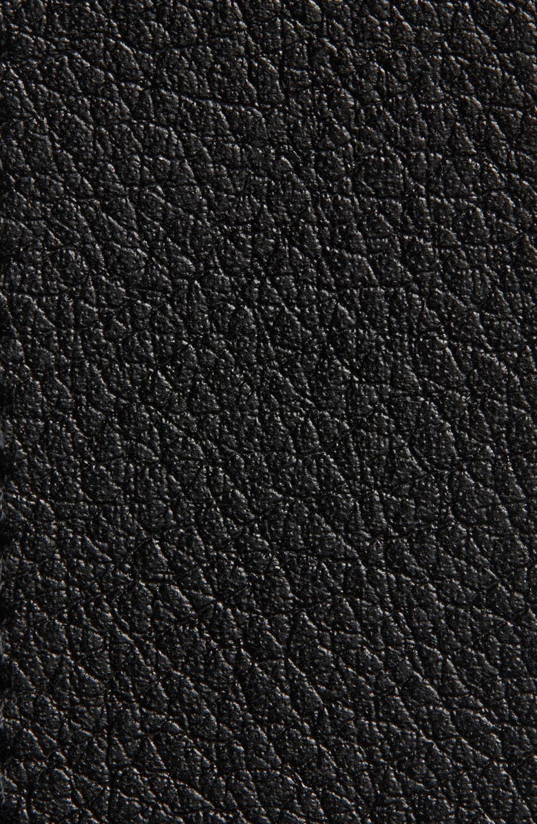 Open Edit Leo Pebbled Leather Belt, Alternate, color, 