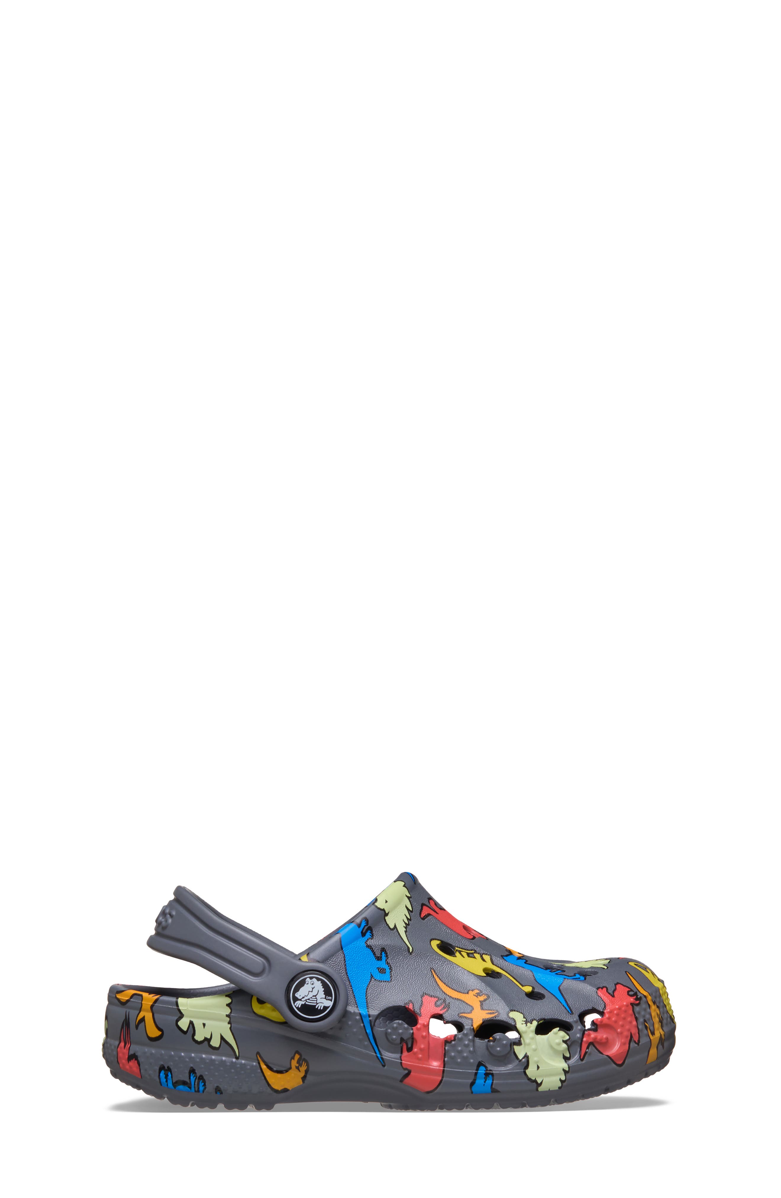 CROCS Kids' Baya Print Clog, Alternate, color, Charcoal Multi