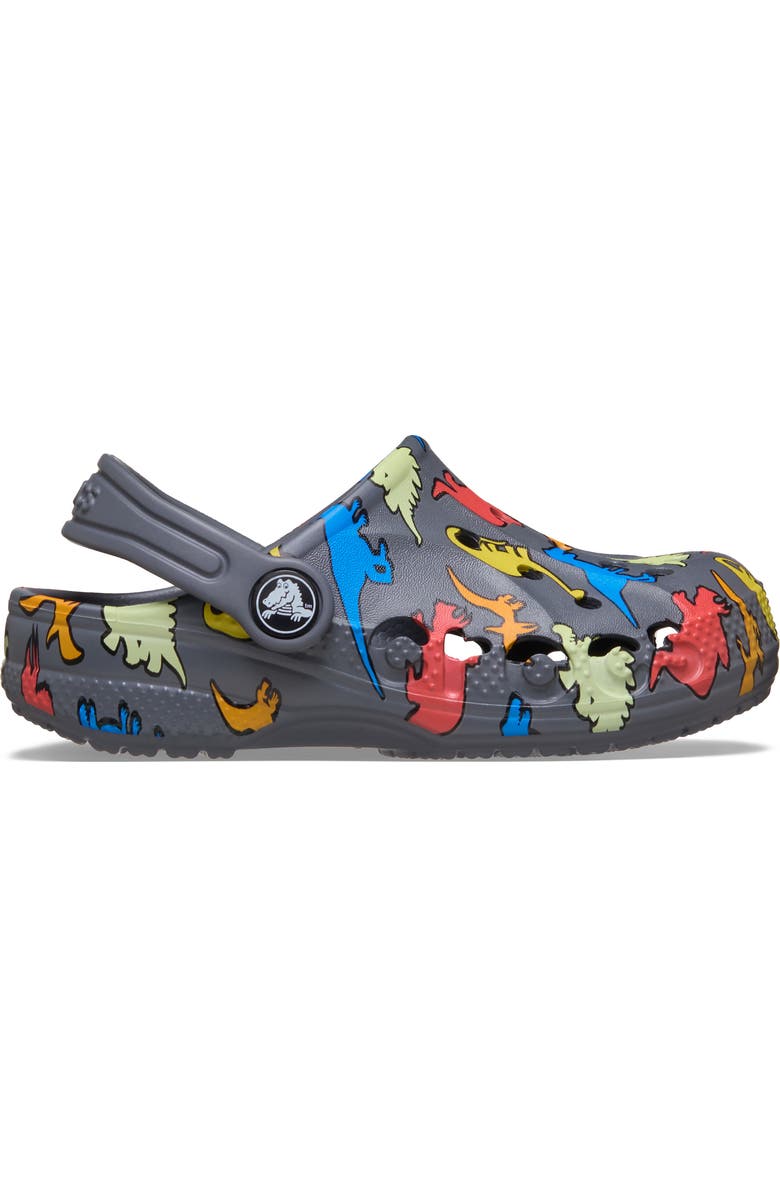 CROCS Kids' Baya Print Clog, Alternate, color, Charcoal Multi