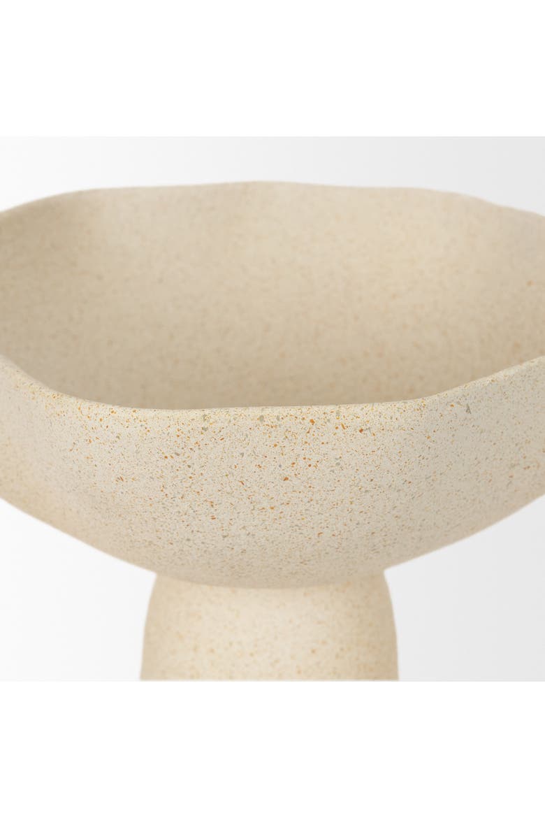 Radka Metal Decorative Bowl, Alternate, color, Beige