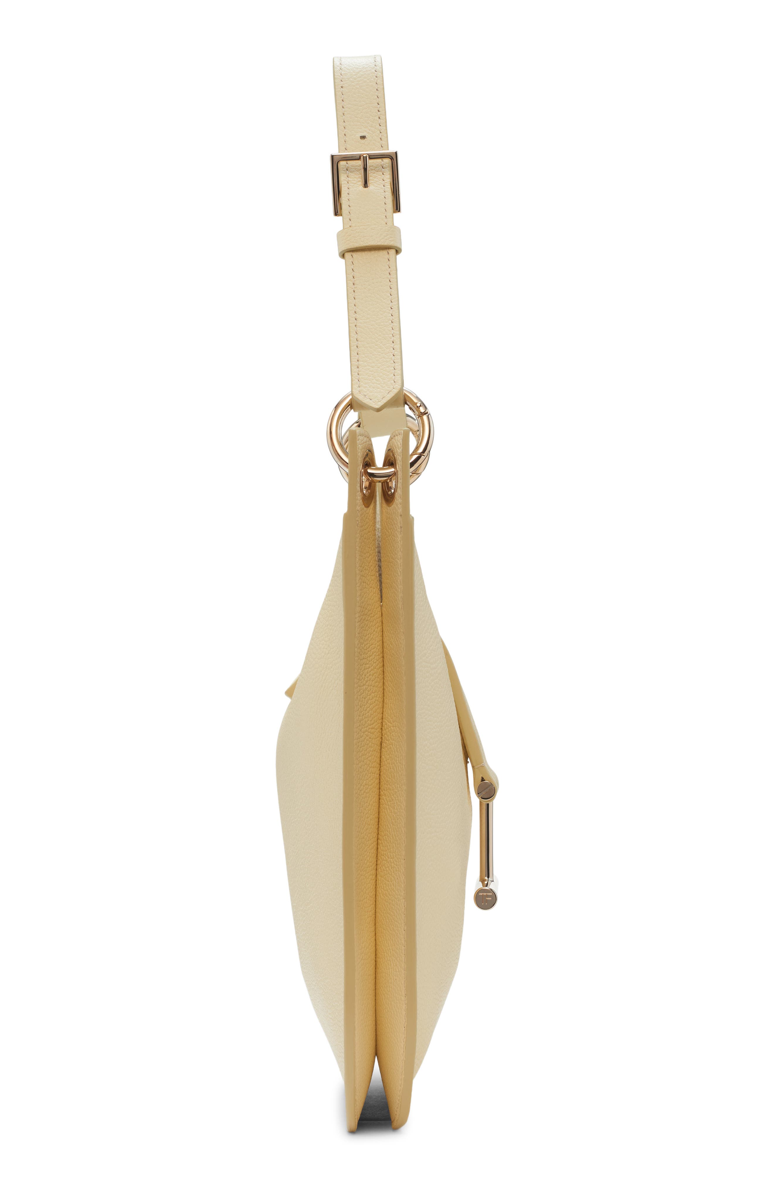 TOM FORD Small Tara Leather Top Handle Bag, Alternate, color, Double Cream