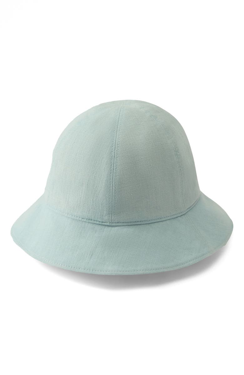 Helen Kaminski Flora Organic Linen Cloche Hat, Alternate, color, 