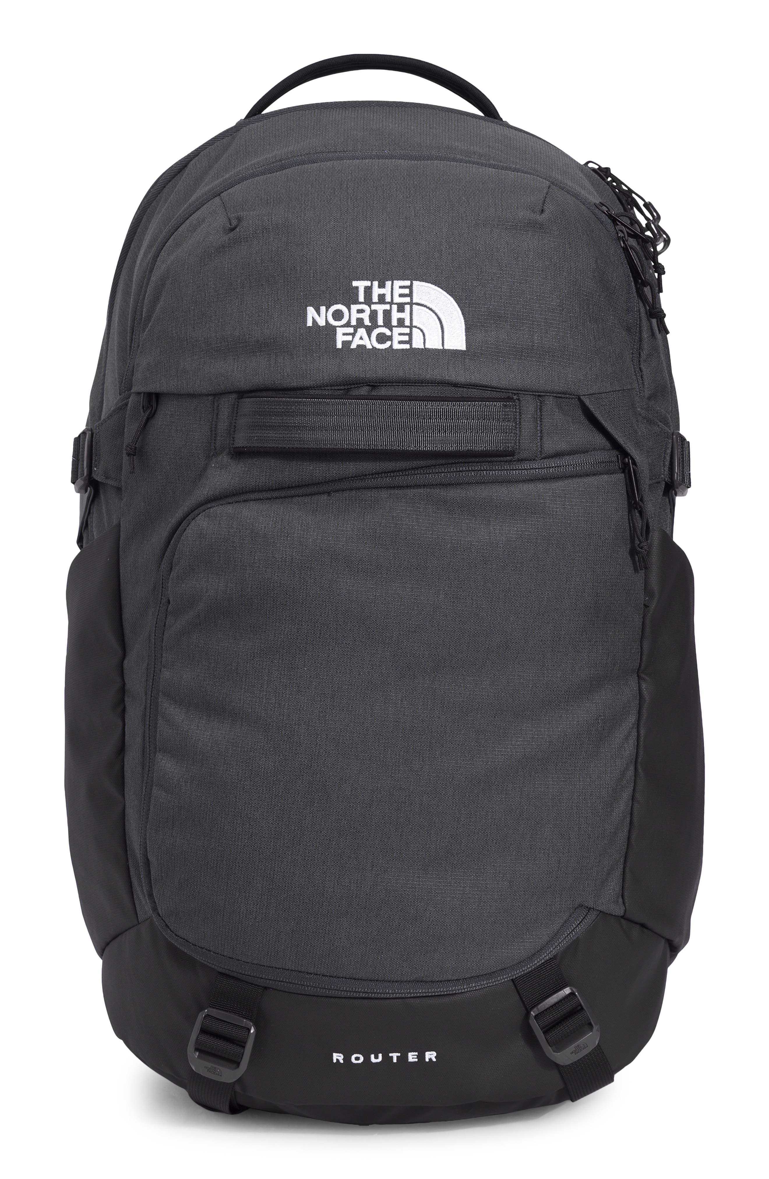 Router Water Repellent Nylon Ripstop Backpack, Main, color, ASPHALT GREY LIGHT HEATHER