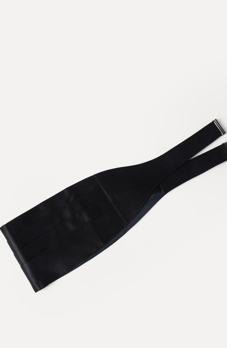Brunello Cucinelli Cummerbund, Alternate, color, Black