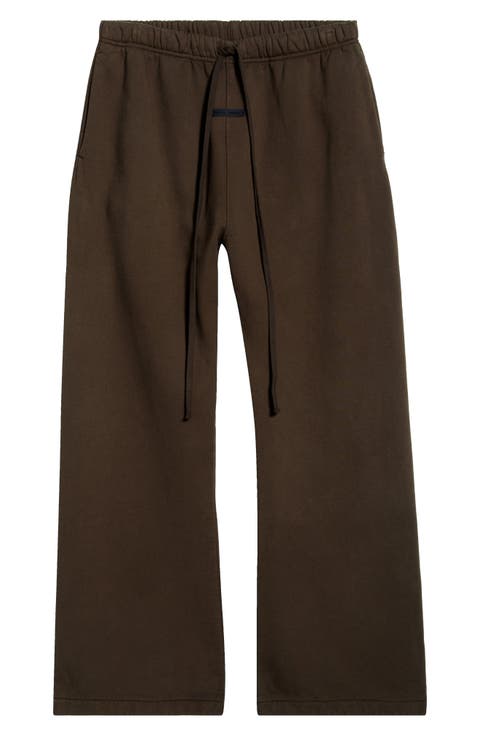 Cotton Fleece Flare Sweatpants