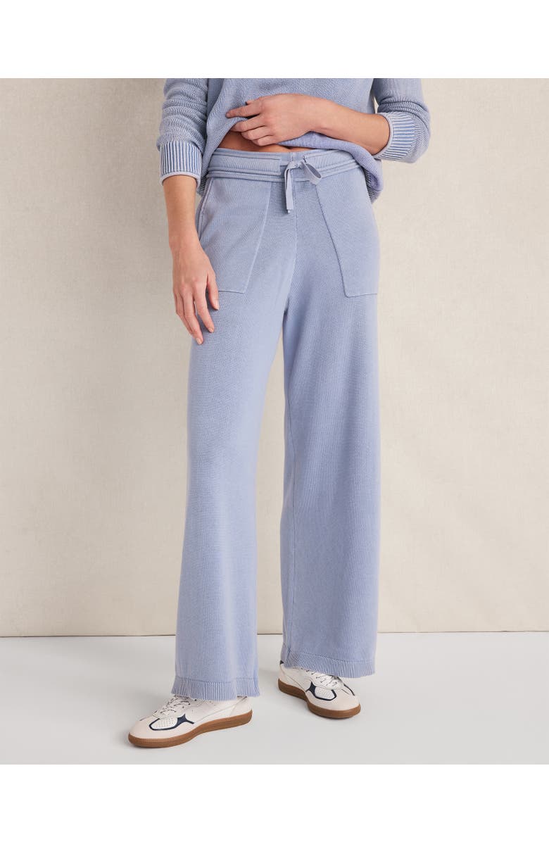 Haven Well Within Organic Cotton Knit Wide Leg Pants, Main, color, Garment Dye Wave