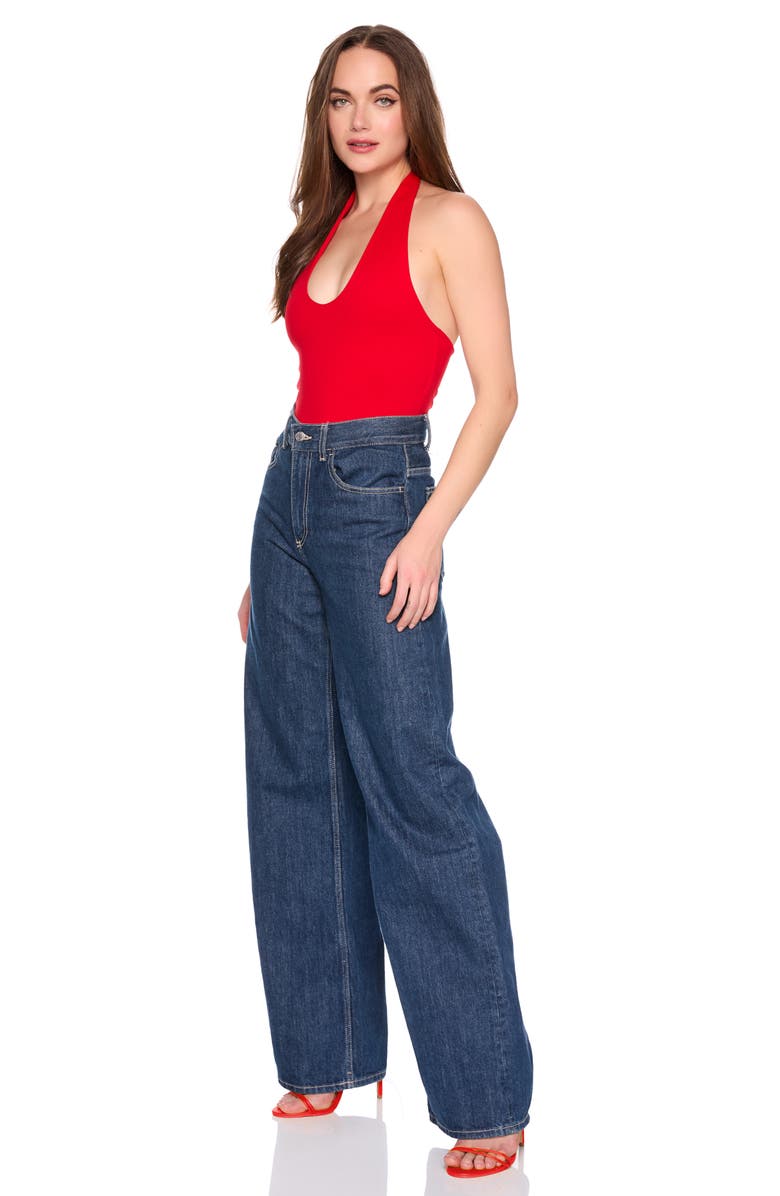 Susana Monaco The Halter Tank, Alternate, color, Perfect Red