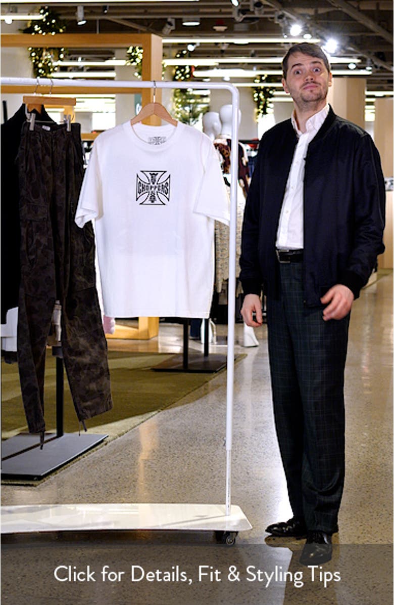 West Coast Choppers Twin Cobras Cotton Graphic T-Shirt, sales video thumbnail