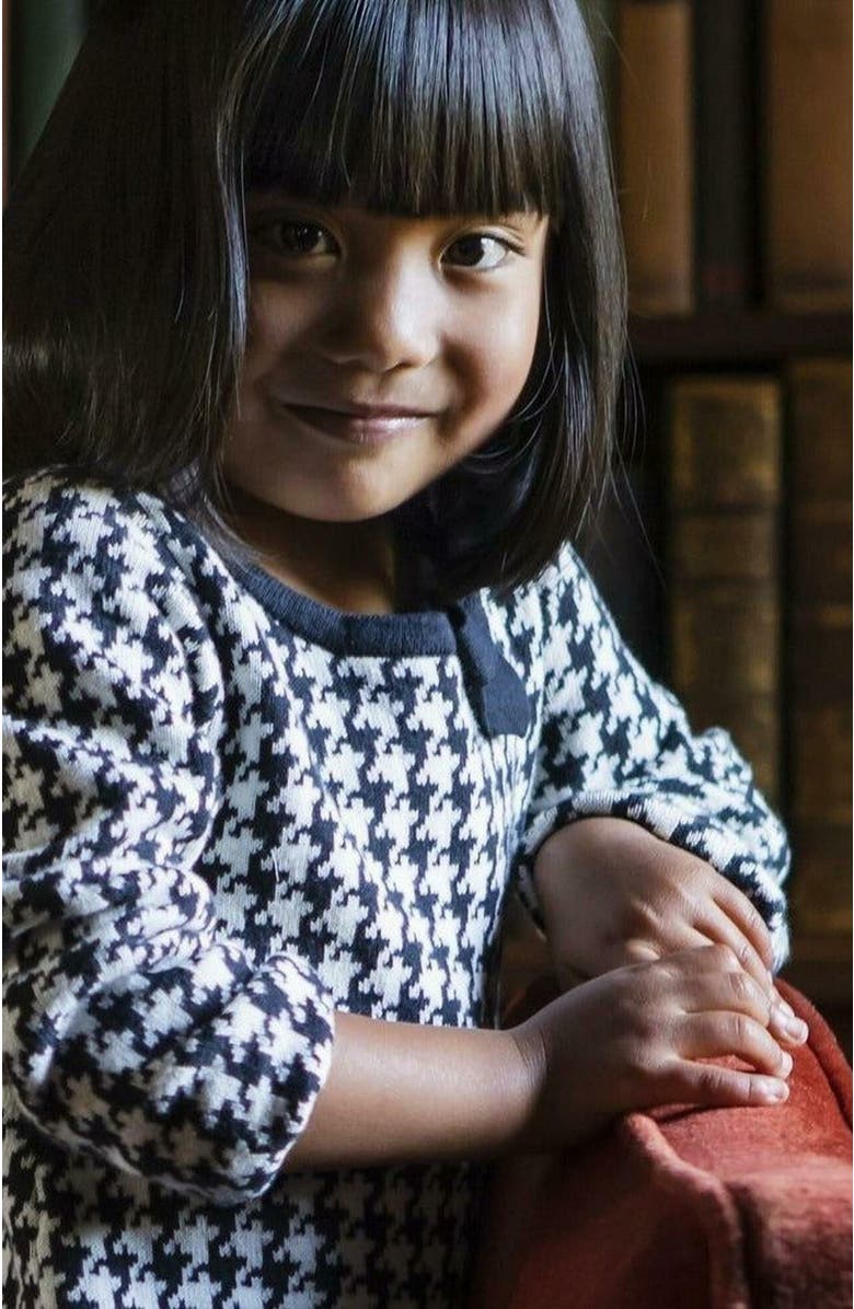 Hope & Henry Girls' Bow Sweater Dress, Kids, Alternate, color,