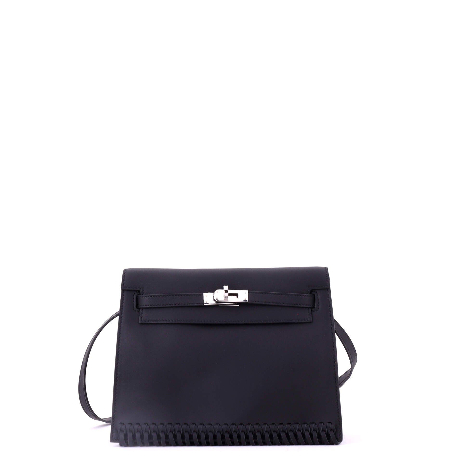 Pre-Owned Hermes Kelly Danse Anate Fringe Bag Swift, Main, color, 