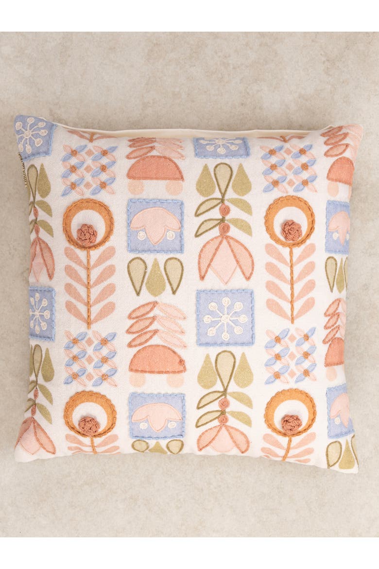 Fontana Throw Pillow Cover, Alternate, color, Multicolored