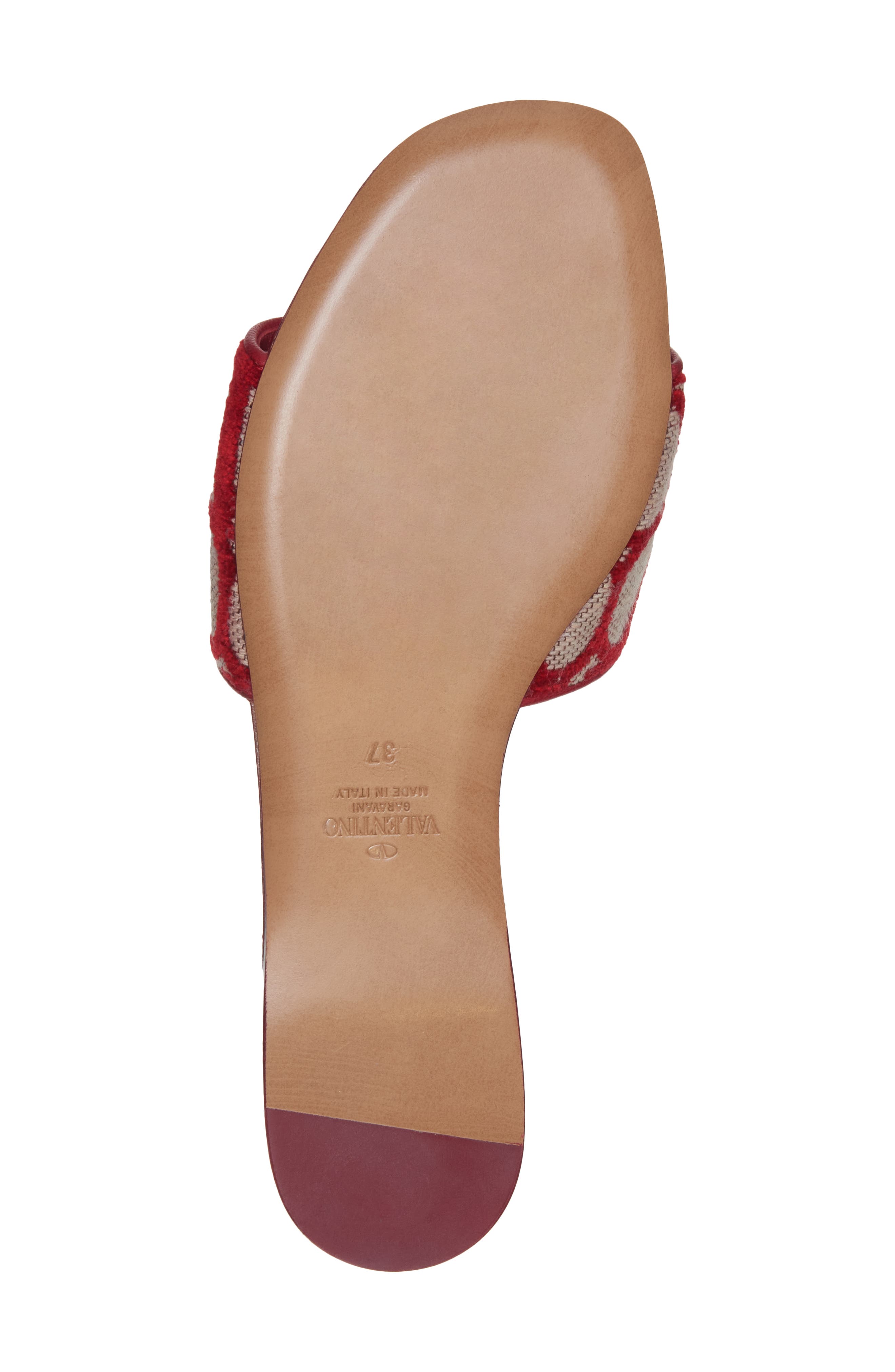 Valentino Garavani VLOGO Canvas Slide Sandal, Alternate, color, 