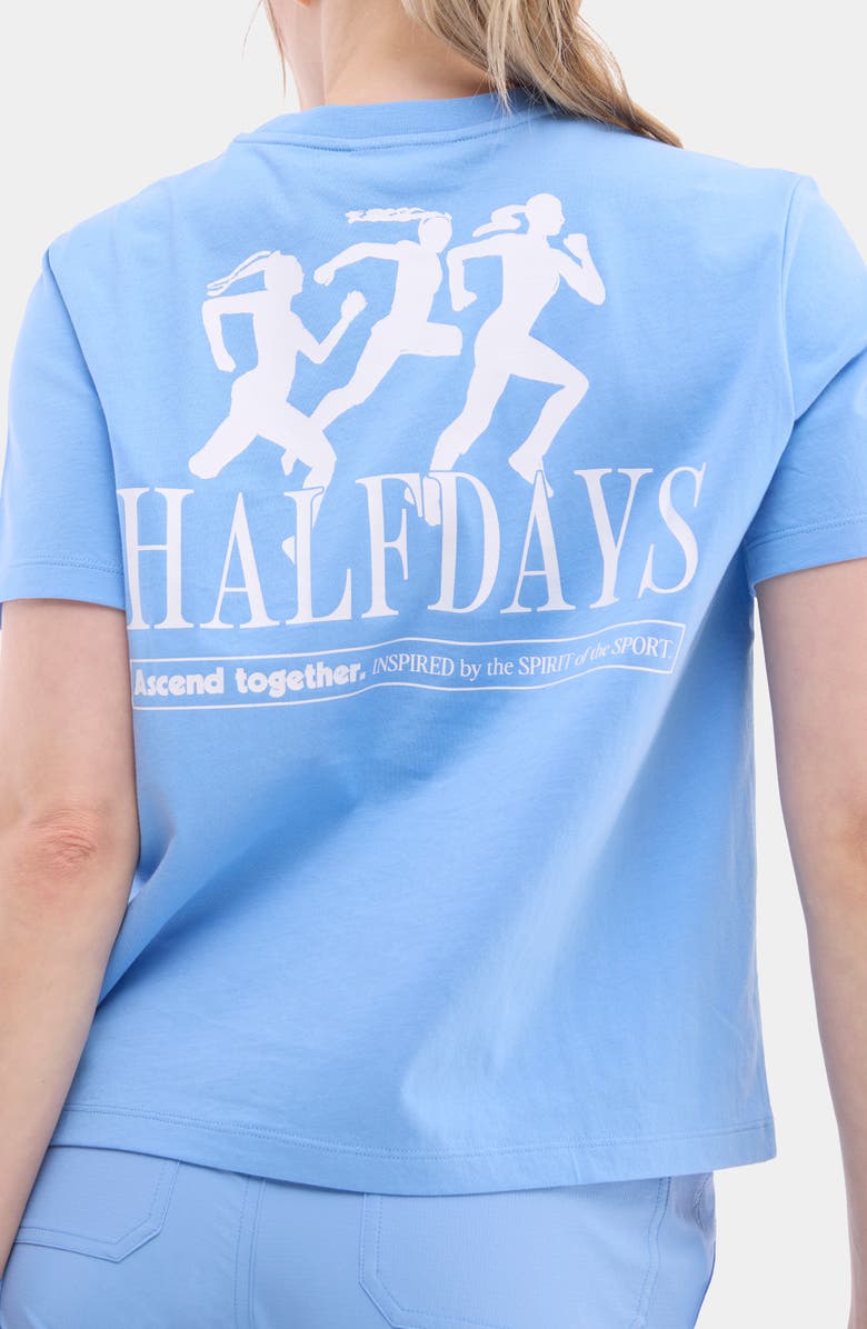 Halfdays Graphic T-Shirt, Alternate, color, Forget Me Not