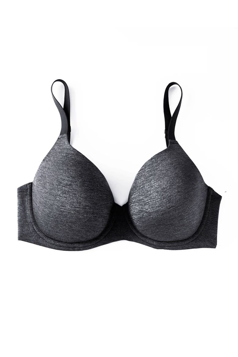 Abellinaa Contour Demi Bra, Alternate, color, Jet Black