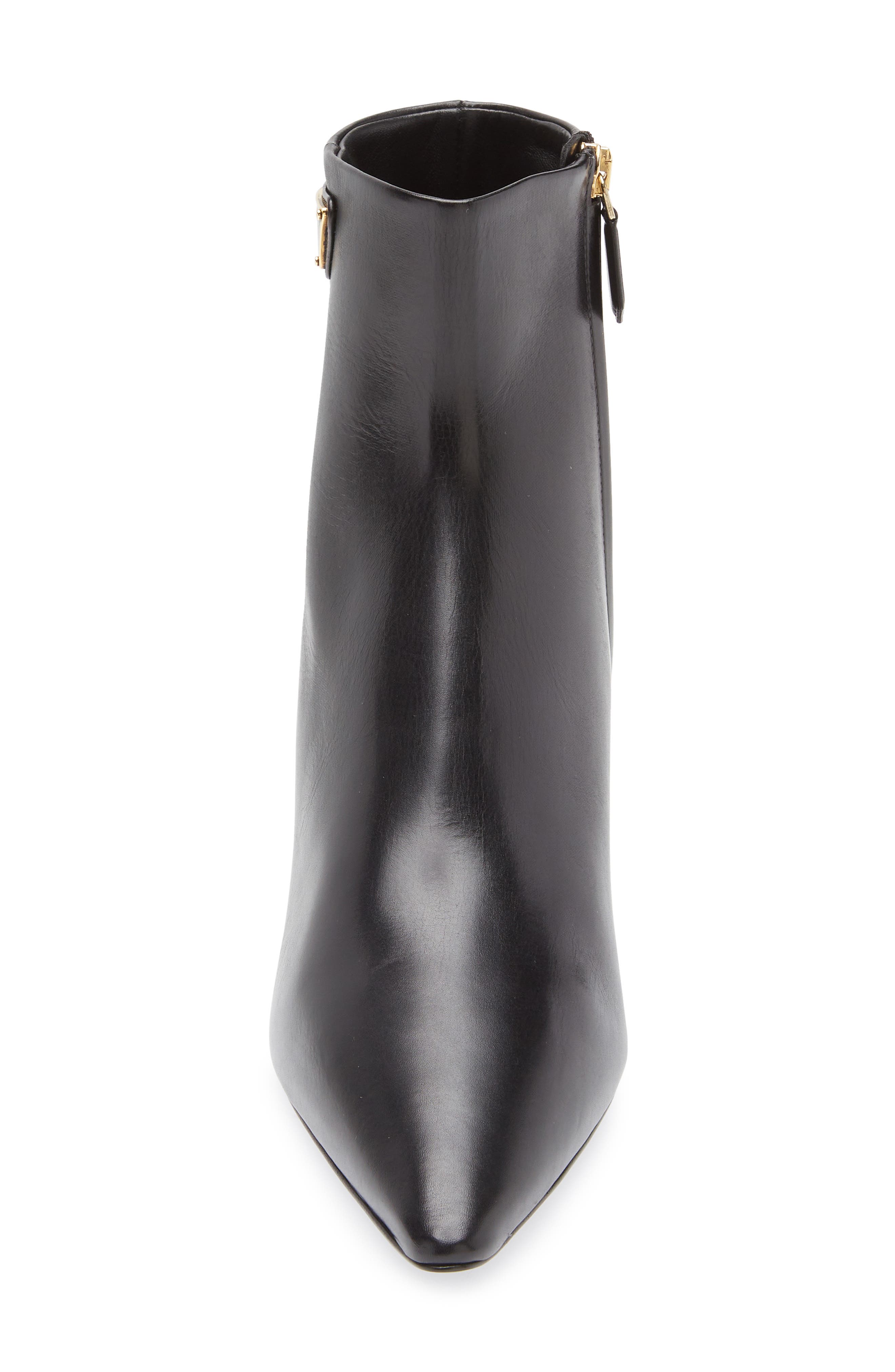 Prada Pointed Toe Kitten Heel Bootie, Alternate, color, Nero