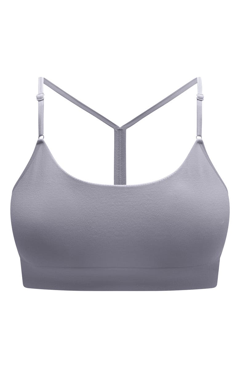 ThirdLove Seamless Stretch Cotton Blend Wireless Bralette, Alternate, color, Blue Granite