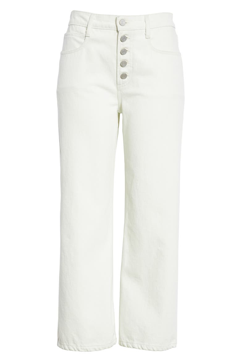 Montag Wide Leg Crop Jeans, Alternate, color, ALMOST WHITE