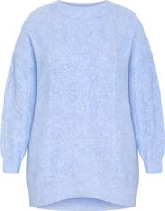 City Chic Claudia Cable Stitch Sweater