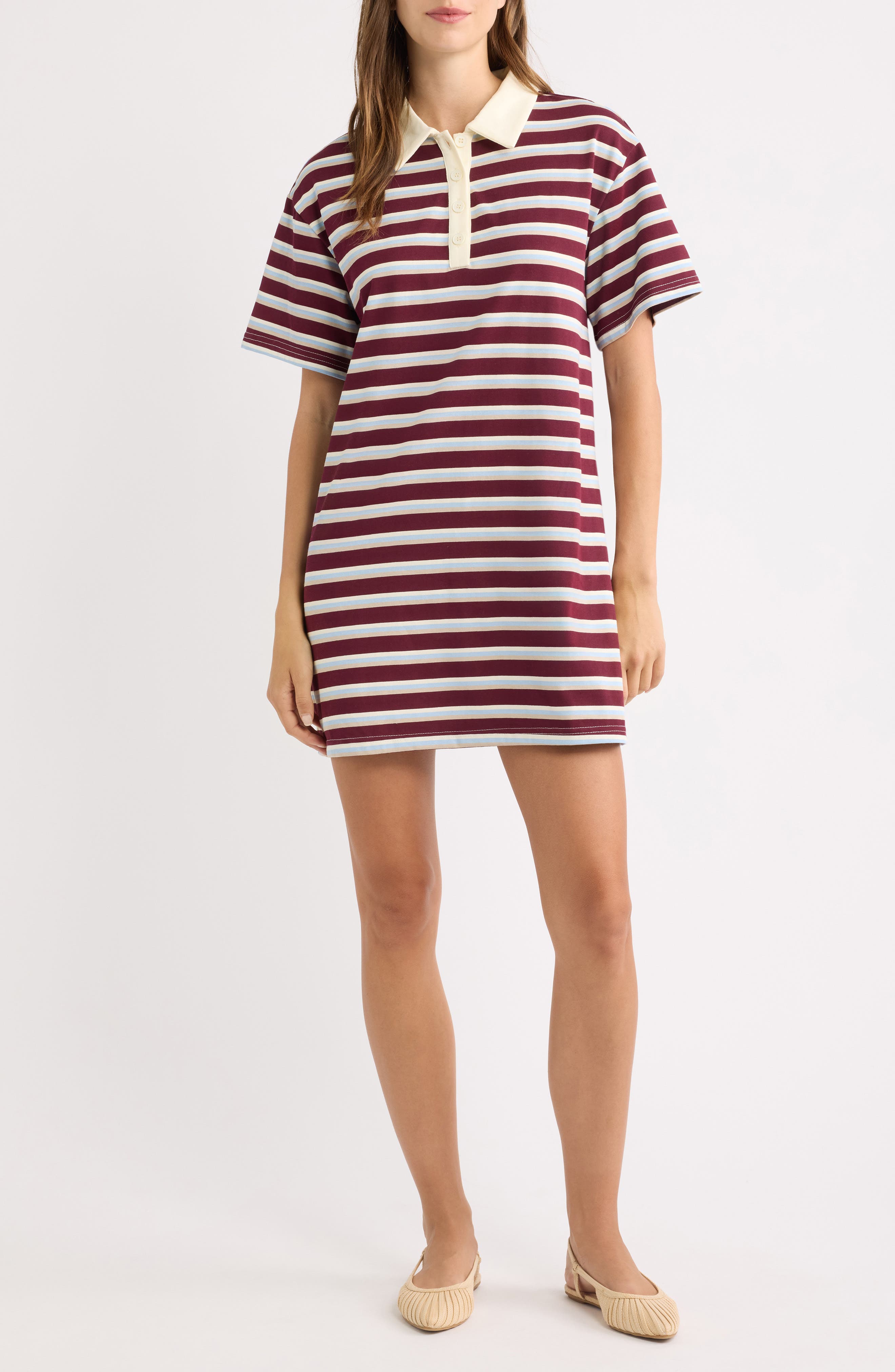 selected BURGUNDY STRIPE
