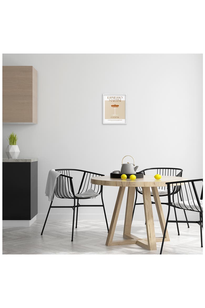 Espresso Martini Framed Art Print, Alternate, color, BROWN