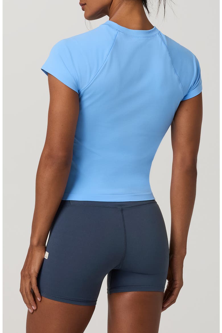 S/S SURGE SEAMLESS TEE, Alternate, color, OASIS BLUE