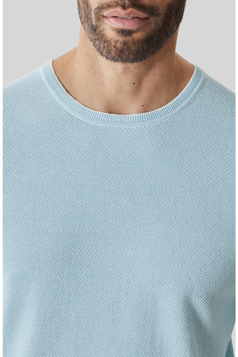Kaede Cotton Crewneck Sweater, Alternate, color, DUSTY TEAL
