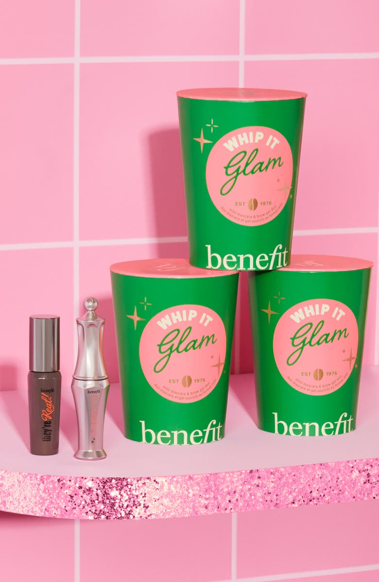 Benefit Cosmetics Whip It Glam Mini Mascara & Brow Set $31 Value, Alternate, color,