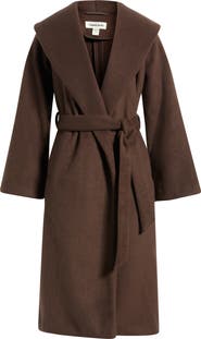 Open Edit Longline Wrap Coat