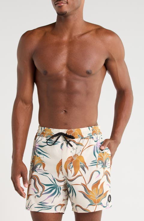 Lindo Print Swim Trunks