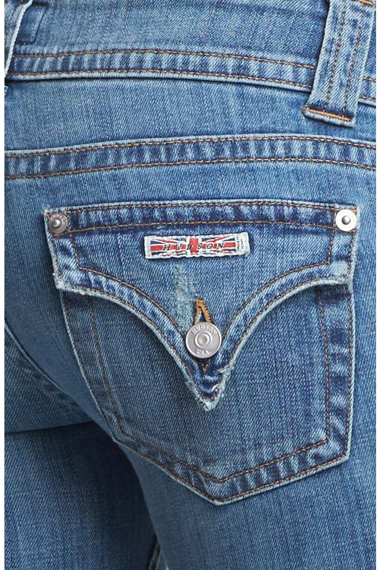 Triangle Pocket Bootcut Stretch Jeans, Alternate, color, VINTAGE NAPOLI