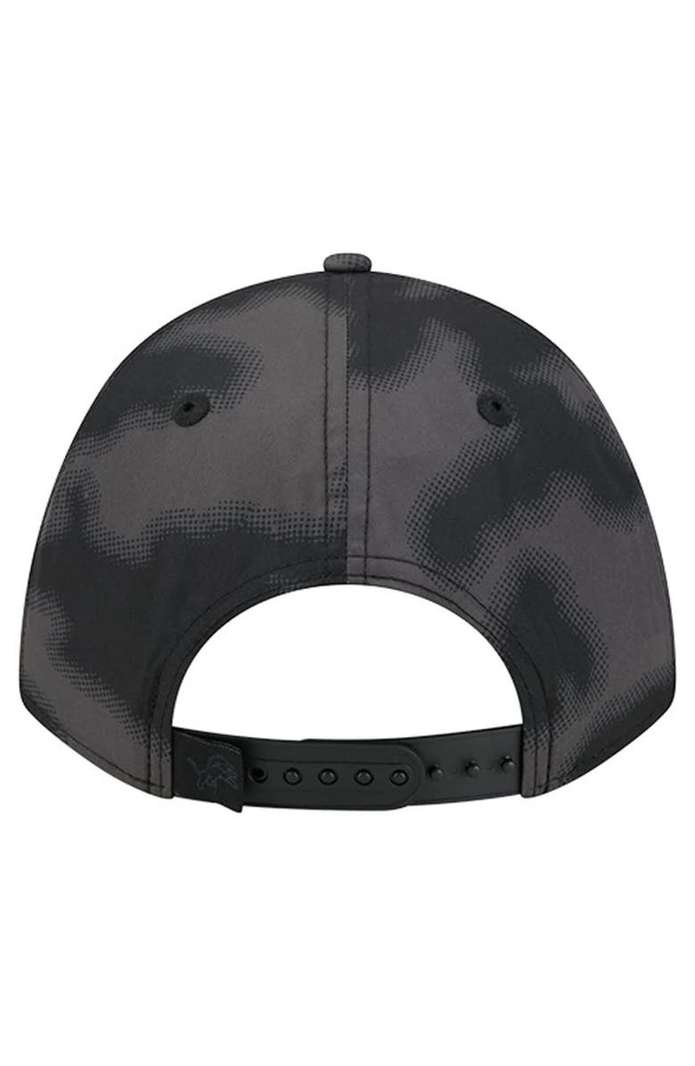 New Era Men's New Era Gray Detroit Lions Halftone Camo 9FORTY Hat, Alternate, color, Gray