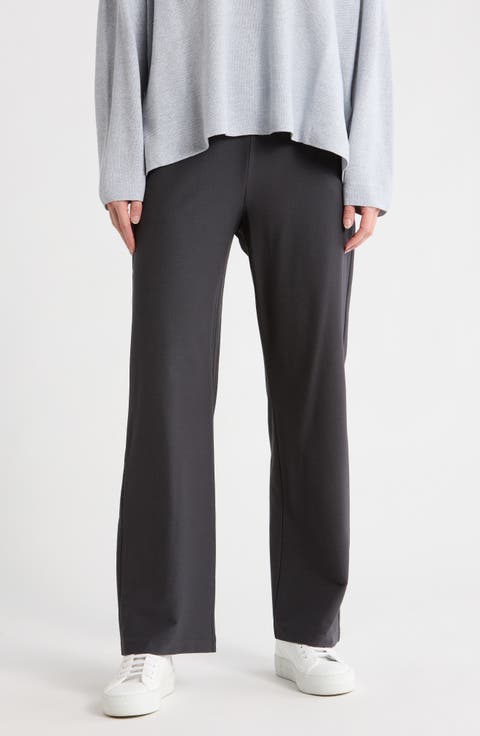 Pull-On Straight Leg Pants
