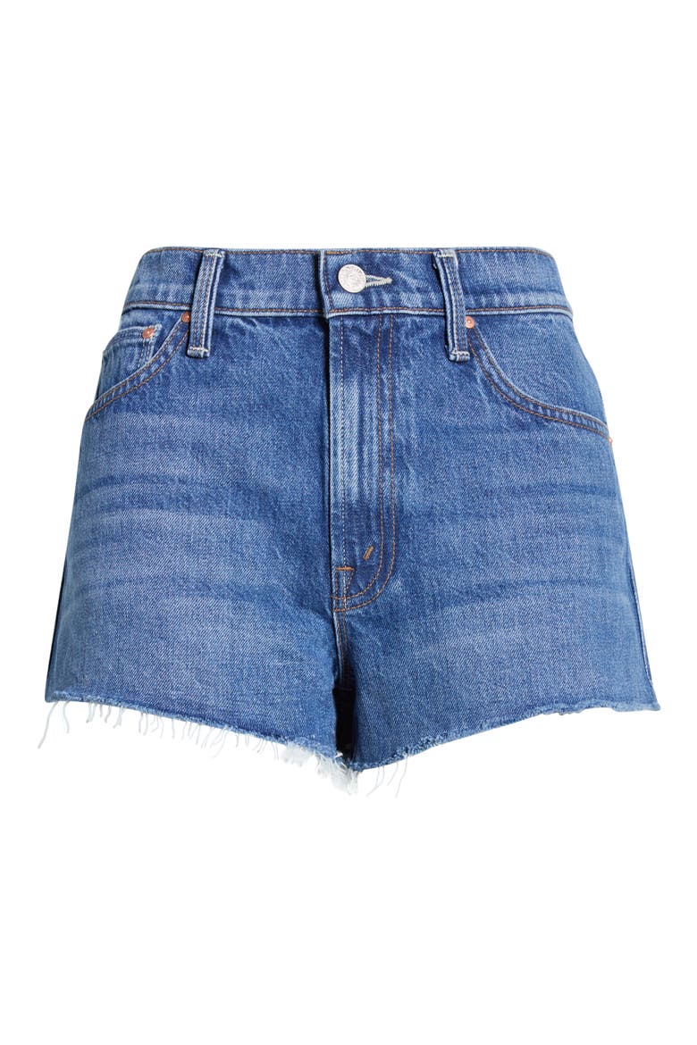 The Dodger Denim Cutoff Shorts, Alternate, color, GREEN THUMB