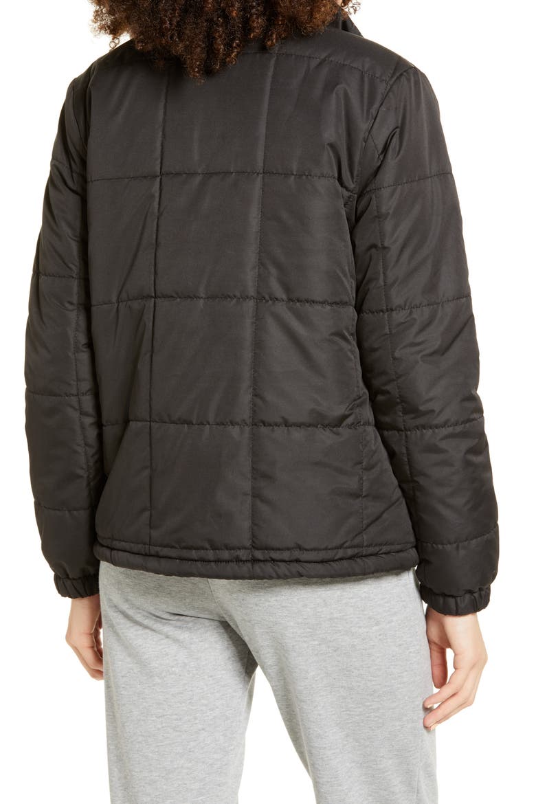 Wubby Puffer Jacket, Alternate, color, BLACK