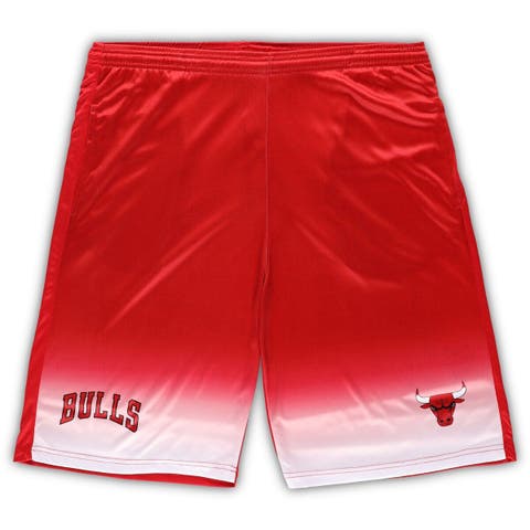 Men's Fanatics Branded Red Chicago Bulls Big & Tall Fadeaway Shorts