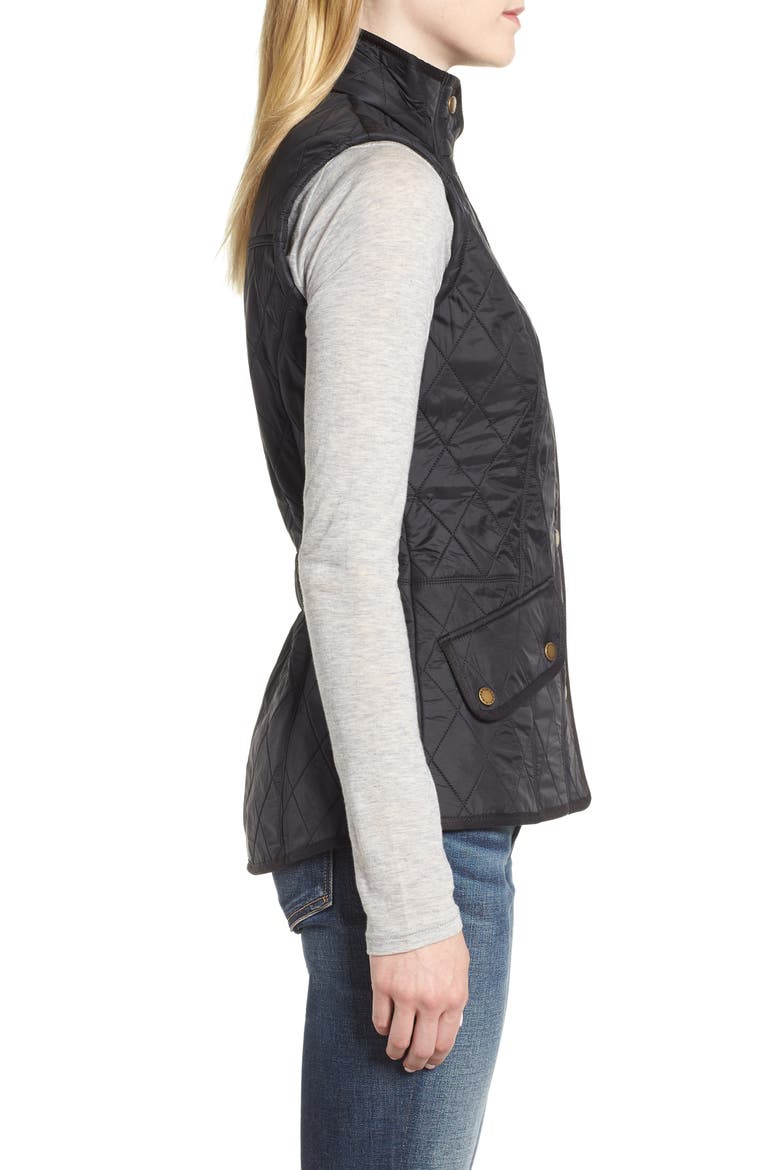 Cavalry Fleece Lined Vest, Alternate, color, BLACK/ BLACK