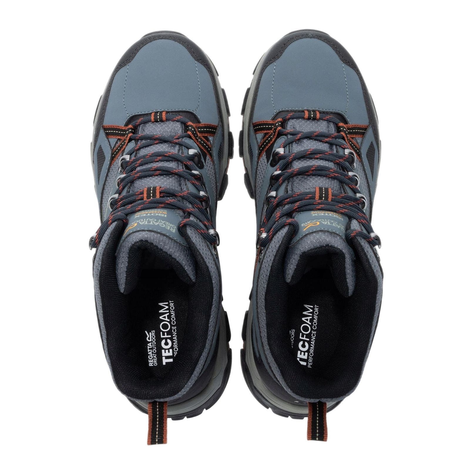 Holcombe Iii Walking Boots, Alternate, color, Dark Storm and Brick
