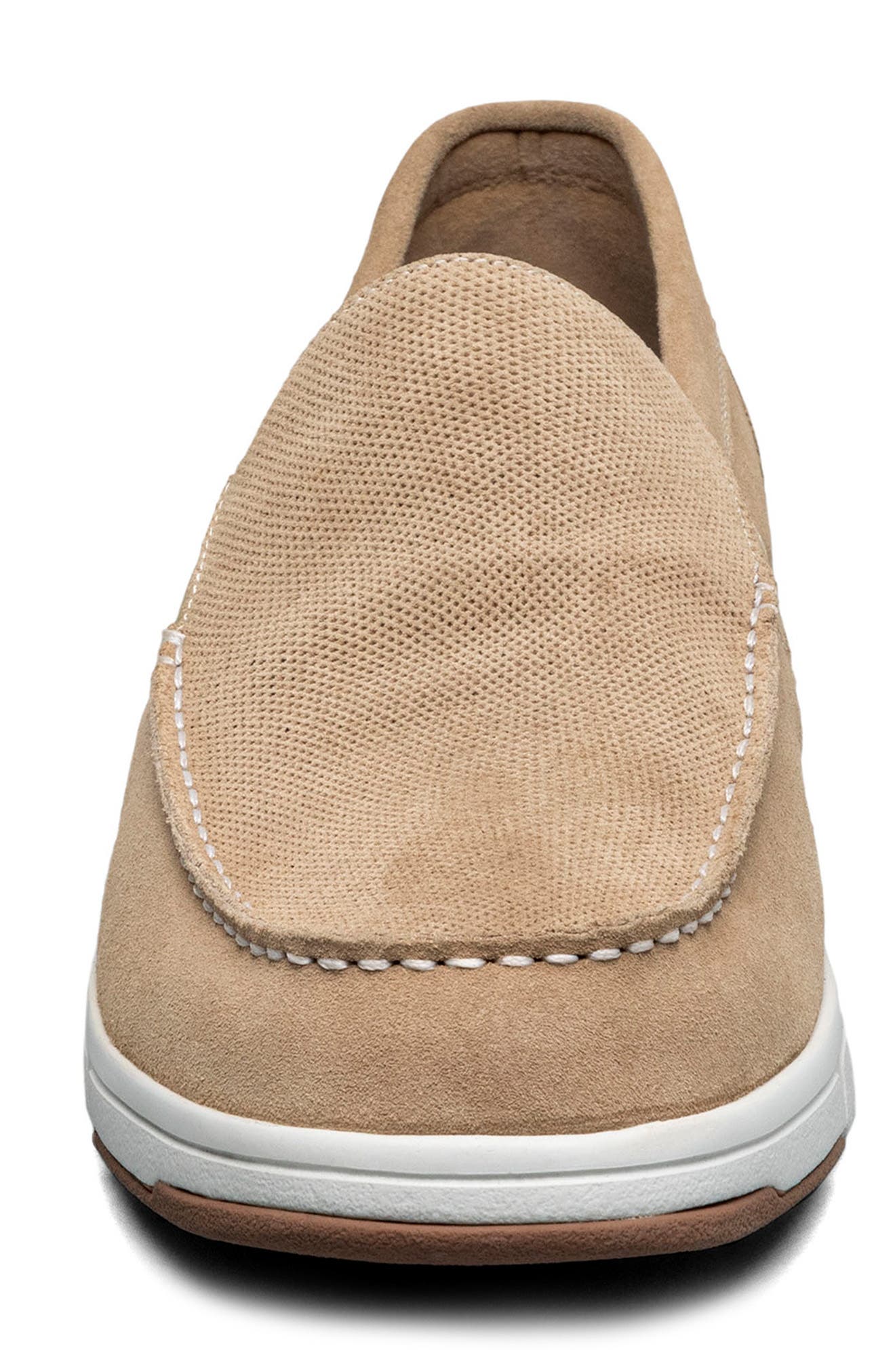 NUNN BUSH Luca Moc Toe Loafer, Alternate, color, Stone