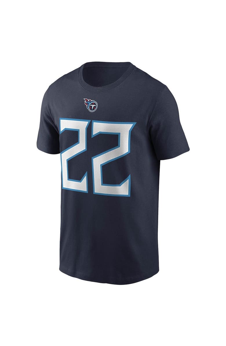 Nike Men's Nike Derrick Henry Navy Tennessee Titans Name & Number T-Shirt, Alternate, color, 