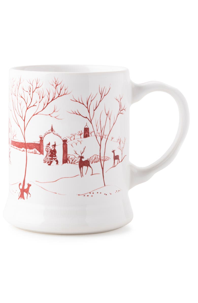 Juliska Country Estate Winter Frolic 16-Piece Dinnerware Set, Alternate, color, Ruby