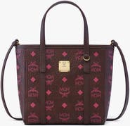 MCM Toni Top-Zip Shopper in Visetos