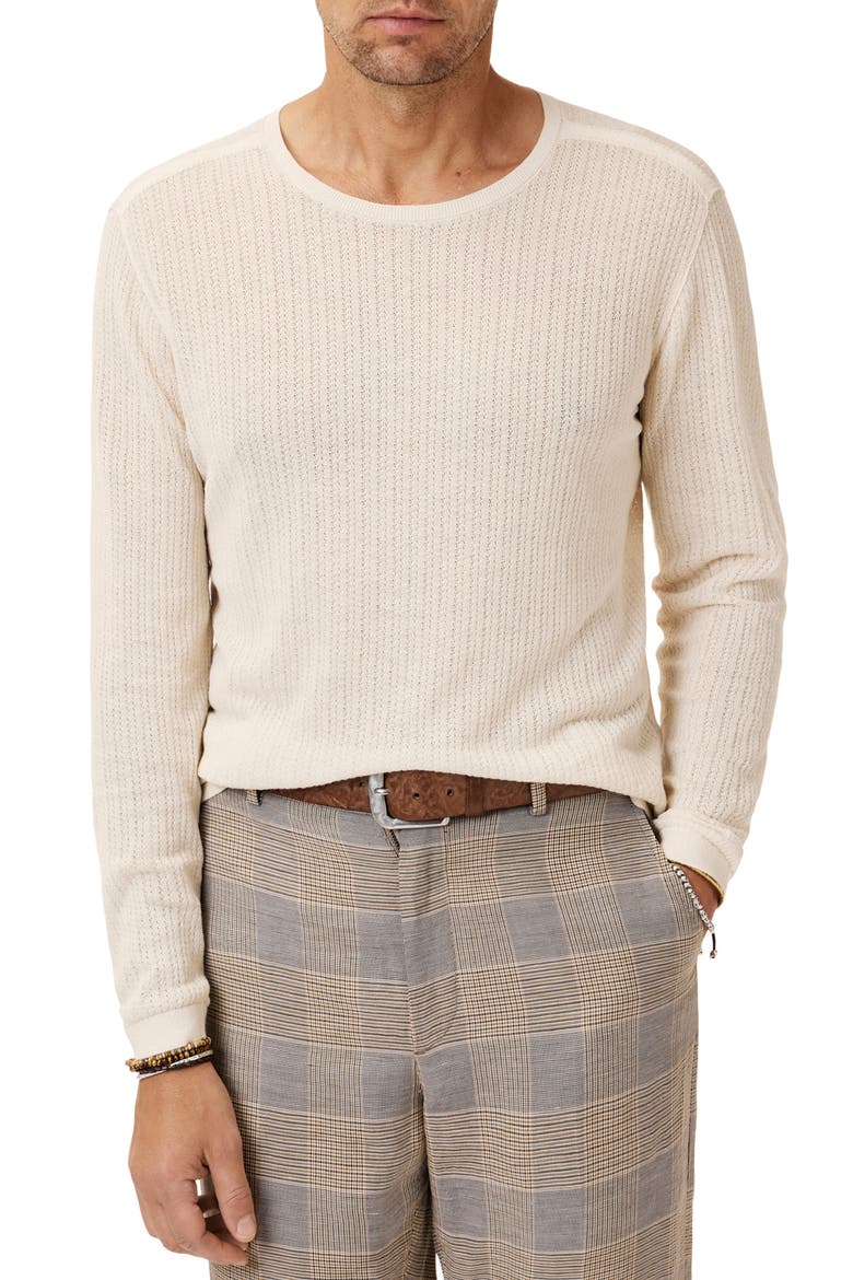 Esperia Textured Sweater, Main, color, EGG SHELL