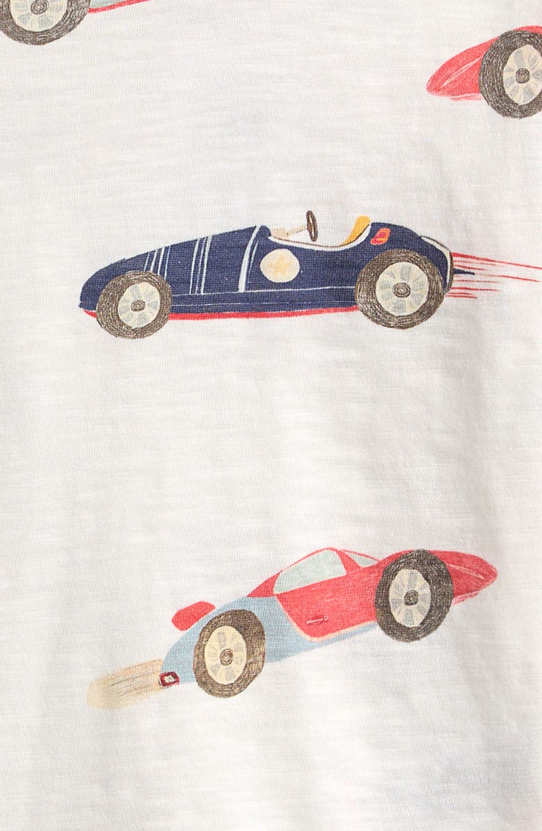 NEXT Kids' Racing Car Print T-Shirt, Alternate, color, White