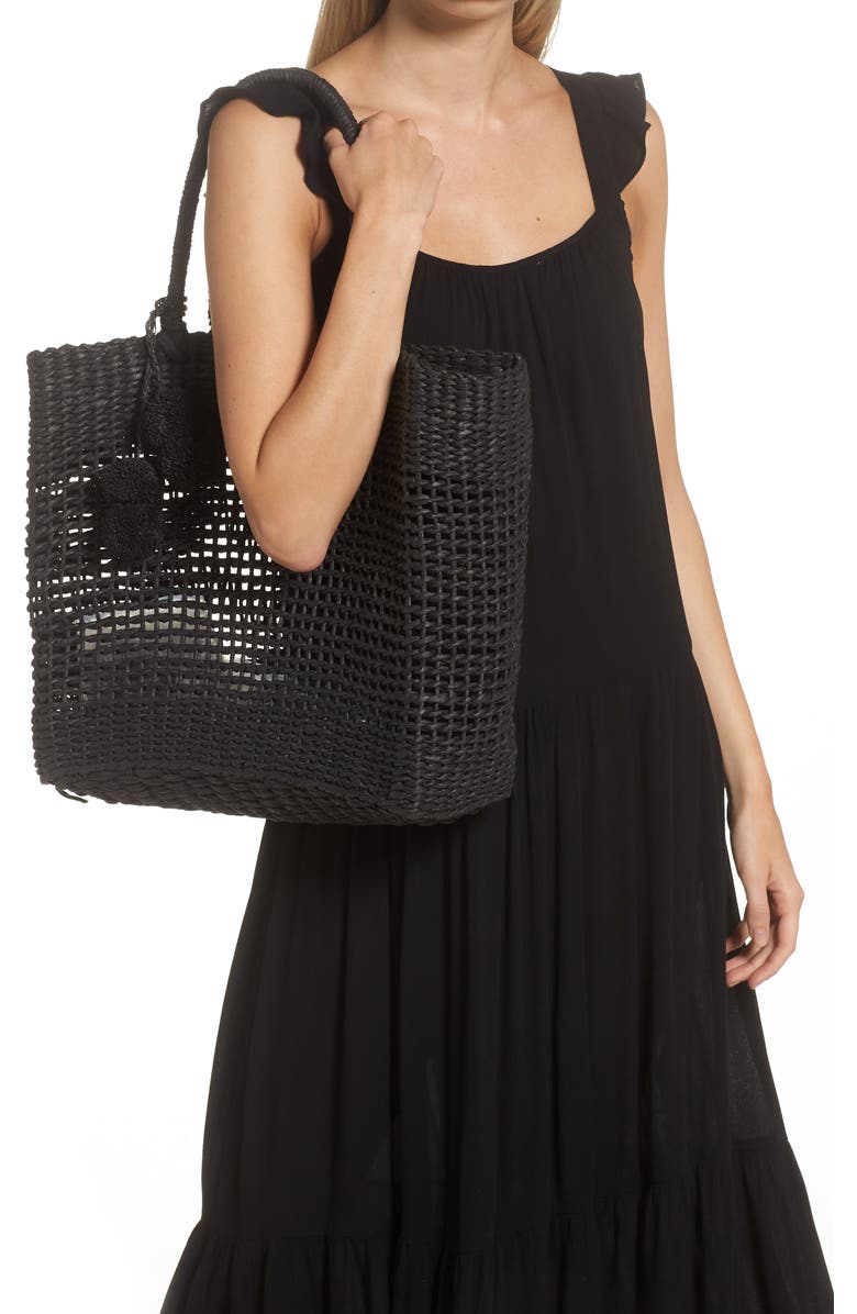 BTB Los Angeles Nancy Raffia Tote, Alternate, color,