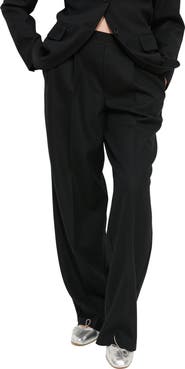 Alex Mill Primrose Pleated Wool Pull-On Trousers